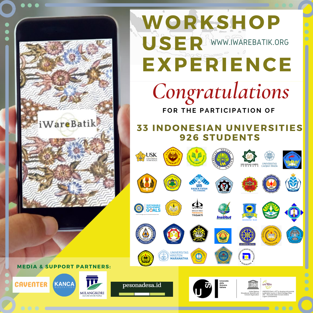 Digital Technologies in Promoting Inclusive Growth: iWareBatik User Experience Events in Cooperation with 33 Universities across Indonesia